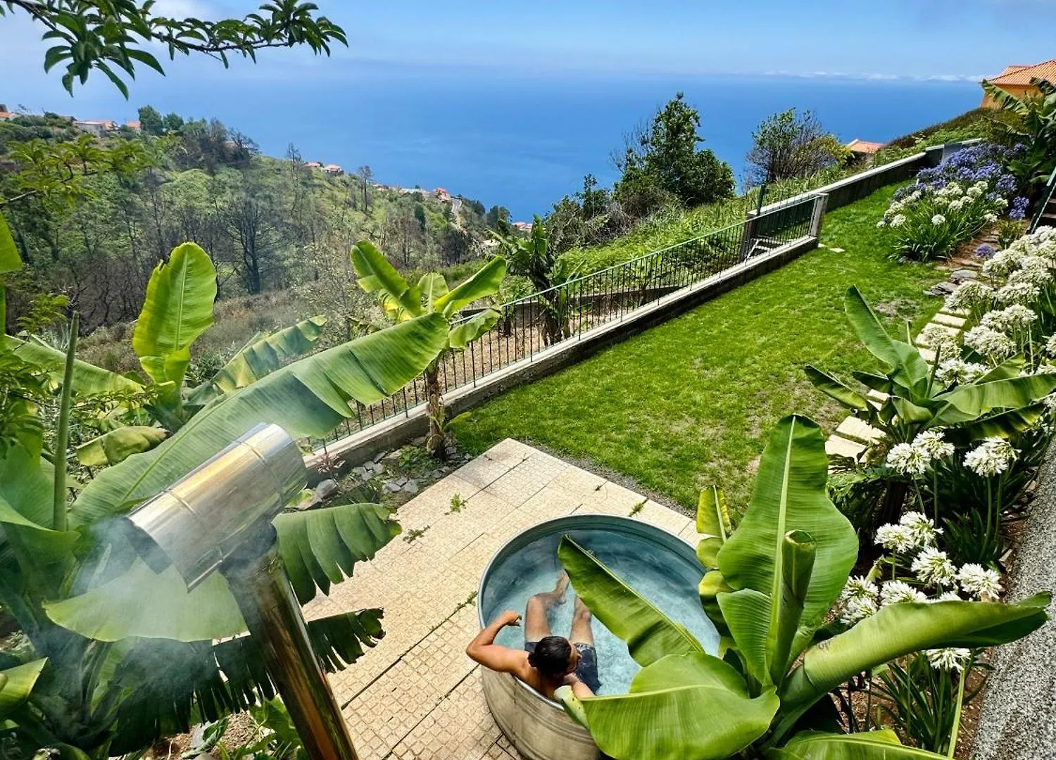 Meerblick - 3-Bett Villa Mit Terrassen & Hot-Tub Faja da Ovelha