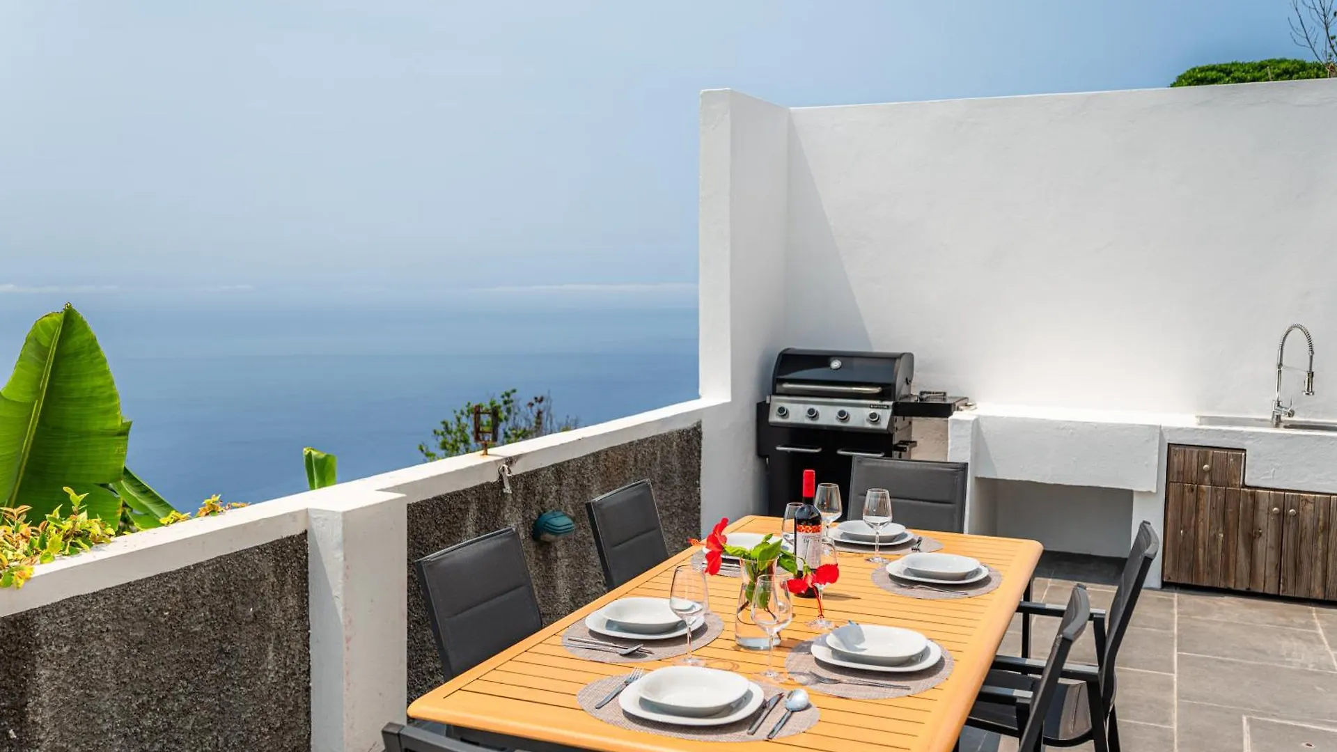 Meerblick - 3-Bett Villa Mit Terrassen & Hot-Tub Faja da Ovelha
