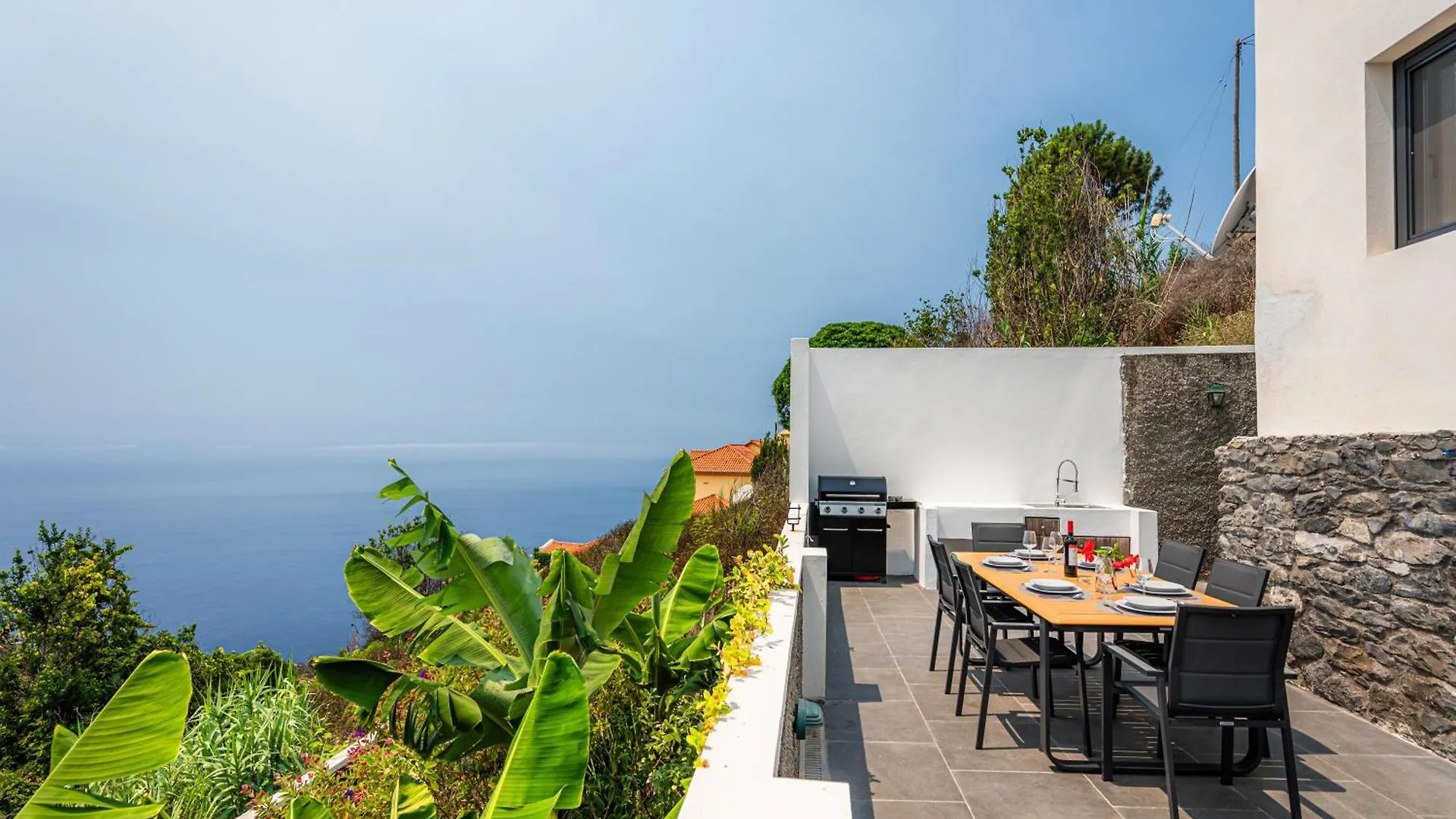 Meerblick - 3-Bett Villa Mit Terrassen & Hot-Tub Faja da Ovelha
