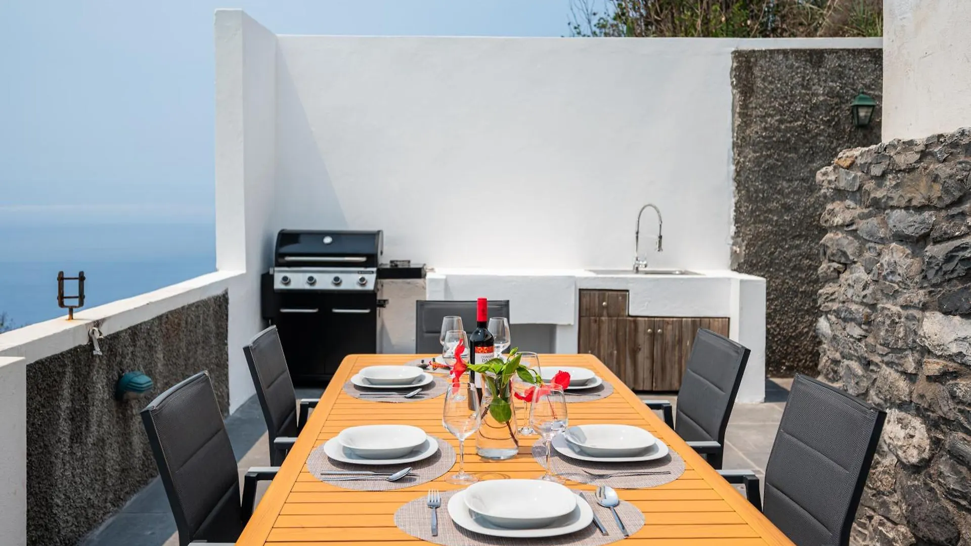 Meerblick - 3-Bett Villa Mit Terrassen & Hot-Tub Faja da Ovelha